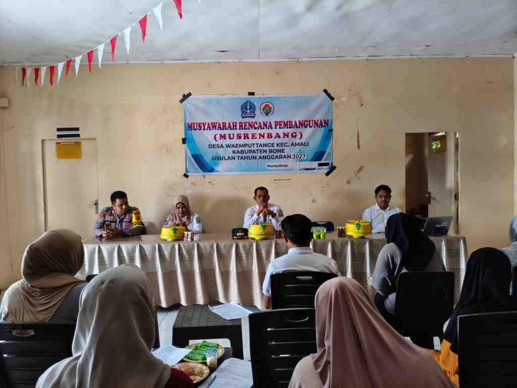 Pemerintah Desa Waemputtange Gelar Musrenbang Usulan Perencanaan Tahun 2027